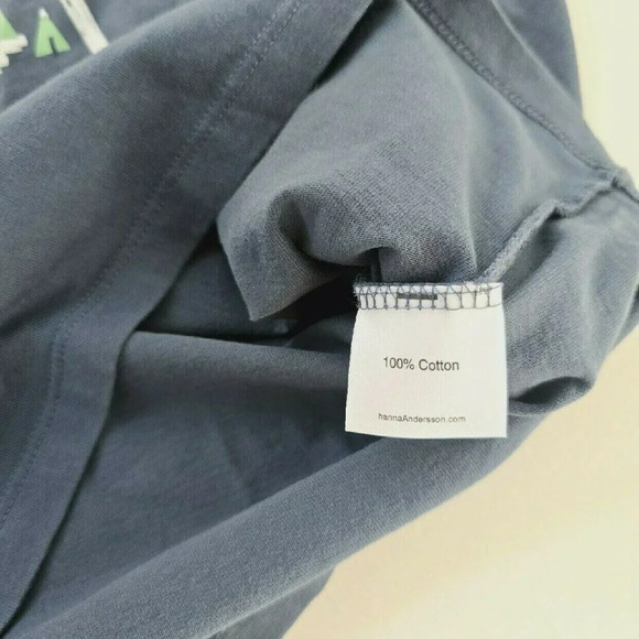 EUC Hanna Anderson Graphic Tee Flocked Holiday 10 Girls - Picture 3 of 4